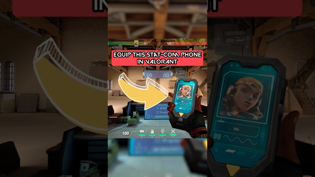 How to Equip & Use the New Stat-Com Phone in Valorant (Fast Equip Trick!)