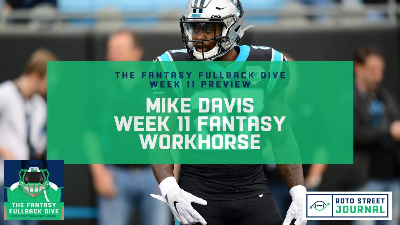 Christian McCaffrey Injury Update: Mike Davis Week 11 Fantasy Outlook as Panthers Workhorse