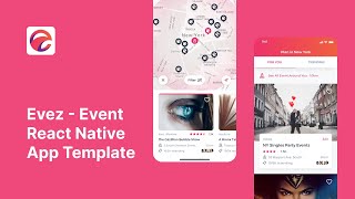Evez - Event React Native App Template screenshot 1