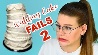 Cake Decorator Reacts to Wedding Cake Fails 2