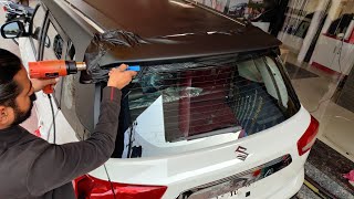Maruti Suzuki Vitara Brezza Rooftop Vinyl Wrapping | Brezza Modification | Vwraps Sikar |
