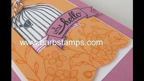 Create a Scalloped Edge with the Best Banner Punch - Stampin