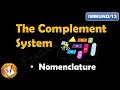 The Complement System (Part I) - Nomenclature of Complement Proteins (FL-Immuno/13)