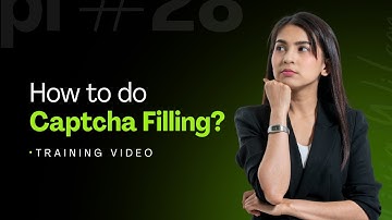 captcha filling training video