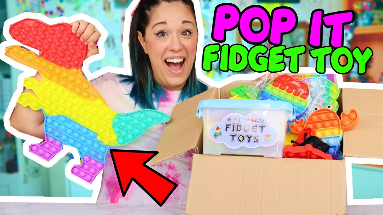 apro-scatola-di-antistress-pop-it-e-fidget-toys-rari-e-giganti-youtube