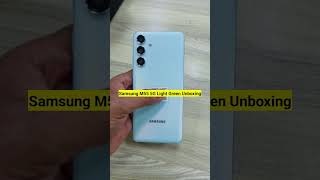 Samsung Galaxy M55 5G Unboxing Samsung M55 5G Light Green