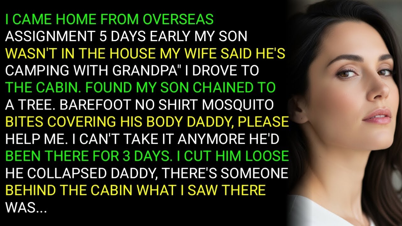 I CAME HOME FROM OVERSEAS ASSIGNMENT 5 DAYS EARLY MY SON WASN'T IN THE HOUSE MY WIFE SAID HE'S C...