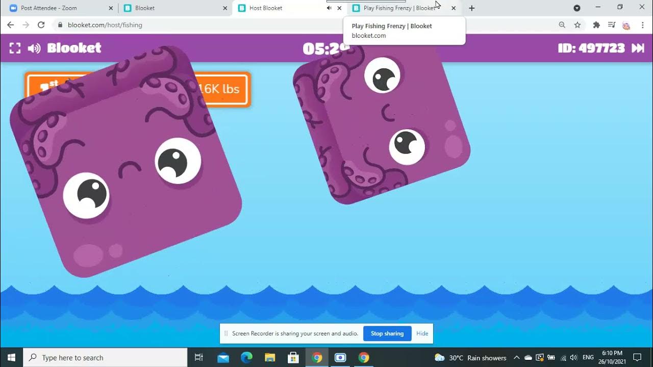 Blooket fishing frenzy Just a UFO - YouTube