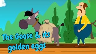 Story for kids  The Goose and its golden eggs and The salt merchant and his donkey   Twinkle Tv