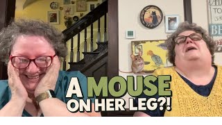There Was A Mouse On Her Bare Leg 🐭| Knitting, Fall Feelings & Toad Hollow Chaos