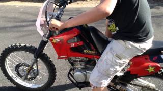 Trying To Start A Cheapo-Flywing 150cc Dirt Bike