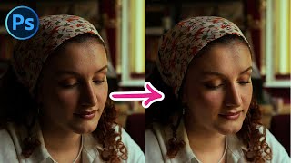 How to REMOVE HARSH SHADOWS FROM FACE in Photoshop
