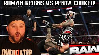 UNBELIEVABLE MAIN EVENT!!! ROMAN REIGNS VS PENTA WORLD TITLE MATCH REACTION!