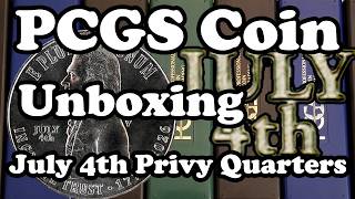 PCGS Coin Grading Submission Unboxing of 2026 July 4th Privy Declaration of Independence Quarters!