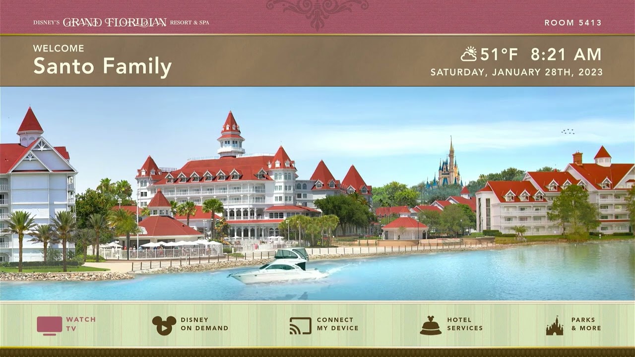 Disney Resort TV - Grand Floridian Resort & Spa Splash Screen