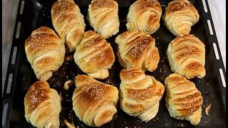 How to Make Soft & Fluffy Croissants at Home! Easy Yeast Dough Recipe! screenshot 5