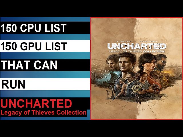 Estos son los requisitos mínimos de Uncharted: Legacy of Thieves