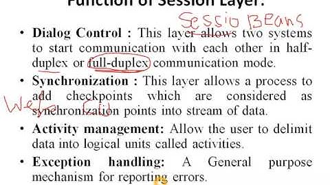 Session Layer OSI vid 9