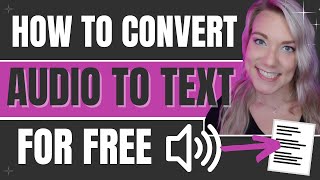 Convert Audio to Text for FREE | Unlimited Audio/Video Conversion Software Tutorial screenshot 3