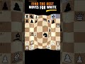 Only ONE Plan Wins for White — Solution Inside! 🧠🔥 #chessgame #trending #shortvideo