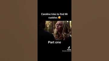 the Vampire Diaries  Caroline looking for cuddles with Stefan