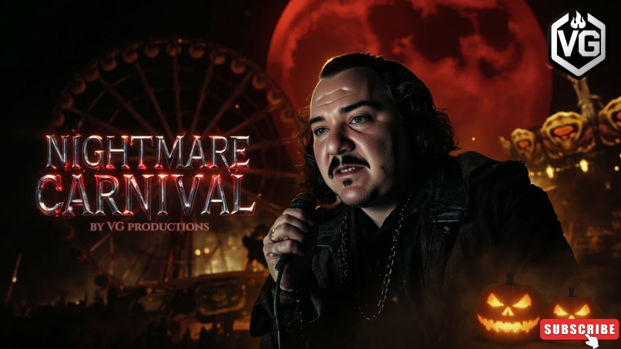 Nightmare Carnival By Clay Zara | Official Halloween Metal Song (Music Video)