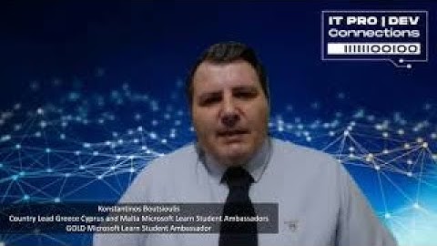 IT PRO DEV Connections 2020 - Microsoft Learn Student Ambassadors