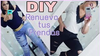 DIY Renueva tus Prendas (Ropa  vieja a nueva)✂️👖🖌