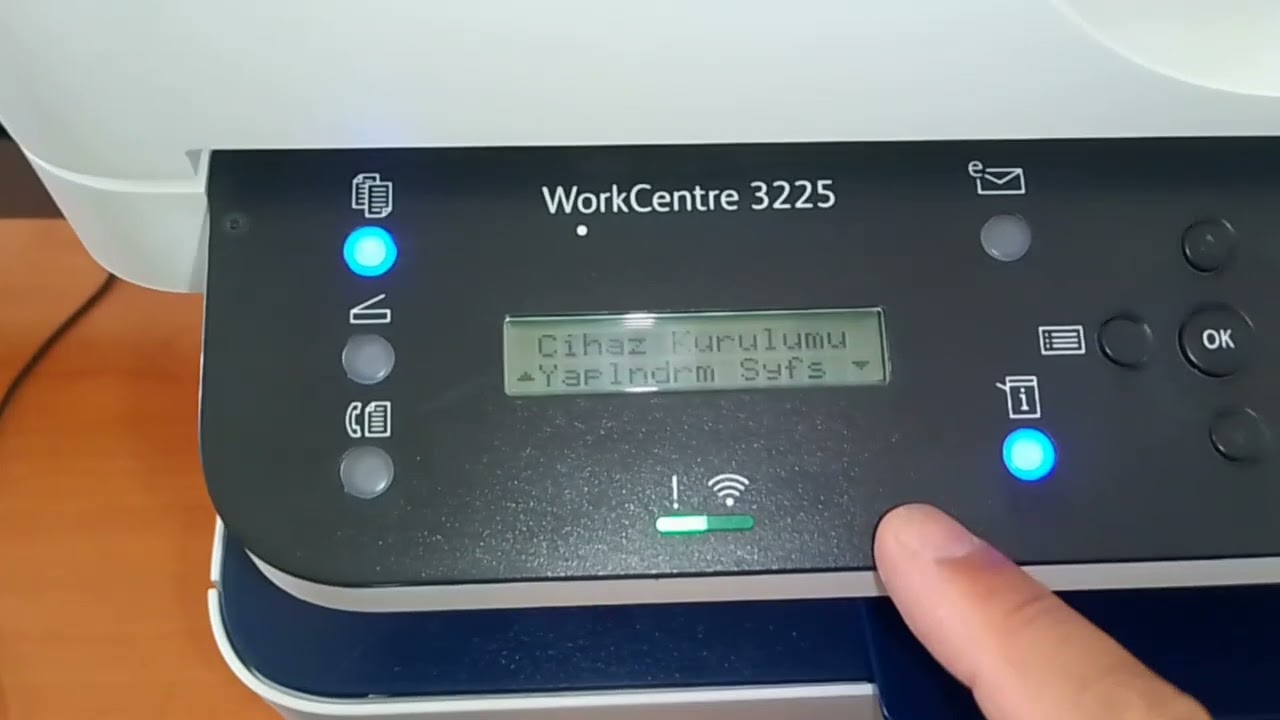 Xerox Work Centre 3225 Her Açılışta Rapor Yazdırmasını Kapatma