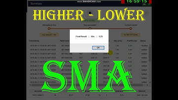 Higher-Lower Binary Bot with SMA Double Barrier