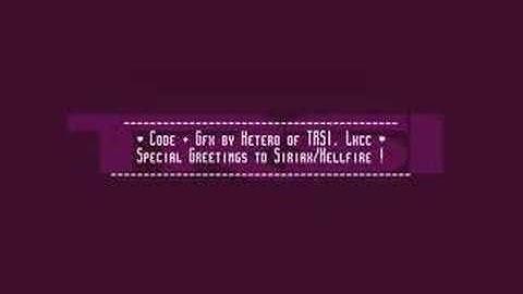 TRSI - Tristar and Red Sector Inc. Cracktro 4