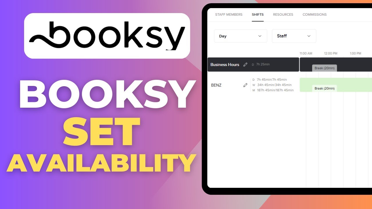 How To Set Up Availability On Booksy