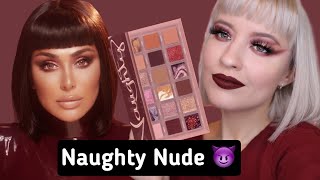 Обзор палетки HUDA BEAUTY NAUGHTY NUDE + 2 Макияжа + Сравнение с другими палетками Худы | Review