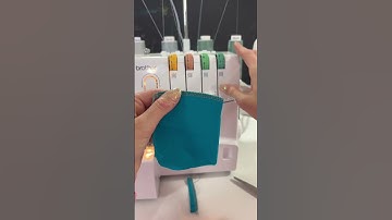 Perfect serger tensions on the brother 1034d #sewing #sewinghacks #serger