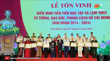 Lễ tôn vinh điển hình tiên tiến học tập và làm theo tư tưởng, đạo đức, phong cách Hồ Chí Minh