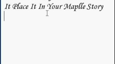 v68 Maple Story Hacks ! no delay !