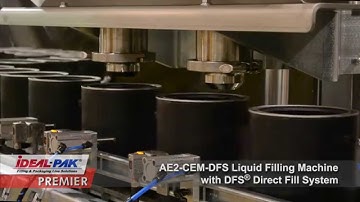 Ideal-Pak AE2-CEM-DFS Liquid Filling Machine Filling Demo