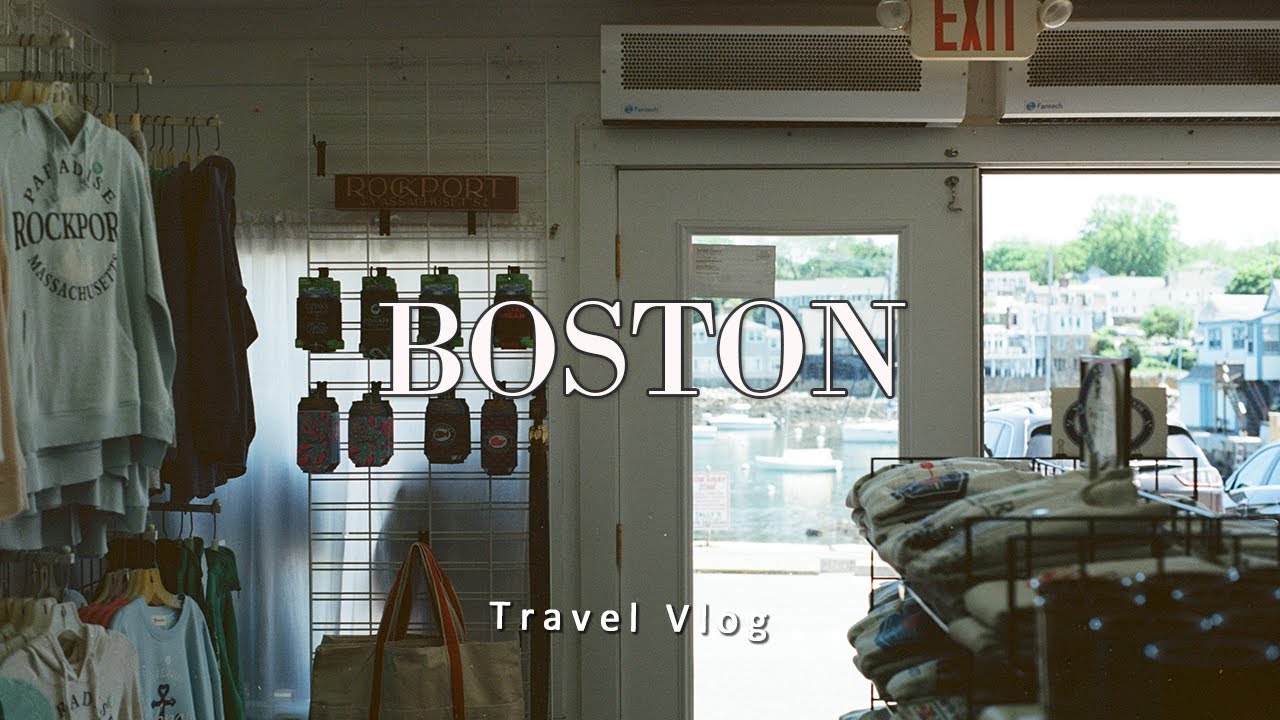 EP.7 l 보스턴 여행 / 작은 바닷가마을 락포트🌊, 감동의 랍스터🦞, 랍스터롤🌭, 던킨도너츠의 본고장 보스턴, 미국에서 중국음식먹기 