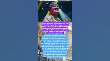 Thumbnail of Mantan keyboardist Ungu Gatot Kies meninggal dunia #unguband #trending #shorts #feedshorts