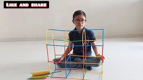 ASSEMBLY BLOCKS |  down syndrome | PIPES ASSEMBLY |  TOY ACTIVITY  | Straw blocks | part -4
