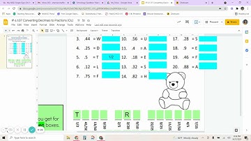 IP 6 1 07 Converting Decimals to Fractions OL   Google Slides