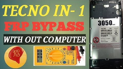 tecno in 1 frp bypass without computer/how to frp unlock tecno in 1