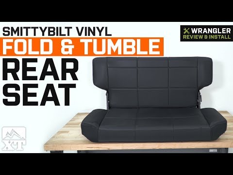 Jeep Wrangler TJ Smittybilt Vinyl Fold & Tumble Rear Seat (1997-2006 TJ) Review & Install