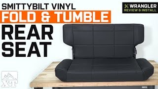 Jeep Wrangler TJ Smittybilt Vinyl Fold & Tumble Rear Seat (1997-2006 TJ)  Review & Install - YouTube