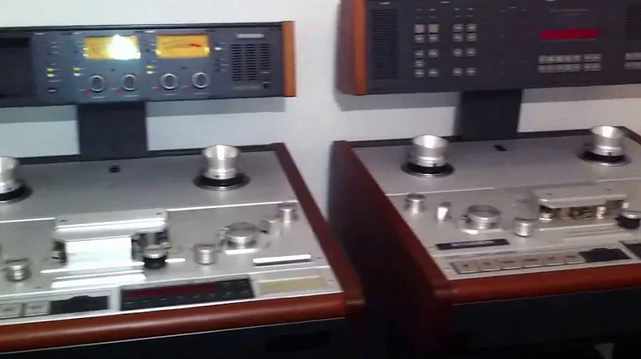 Some fine open reel recorders: Nagra - Studer - Stellavox - Ampex - Sony