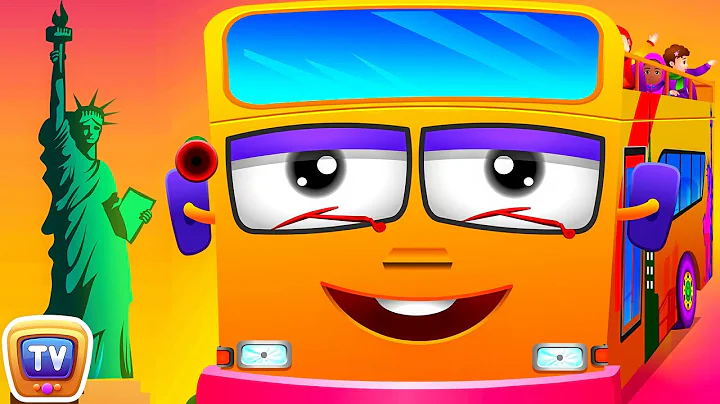 Wheels On The Bus | New York City | Popular Nursery Rhyme by ChuChu TV