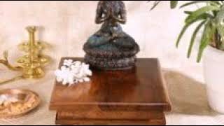 #19 Wooden Pooja Chowki | Home Temple | puja | Spiritual |Wooden Temple| Pooja Mandir DIY Mandir USA