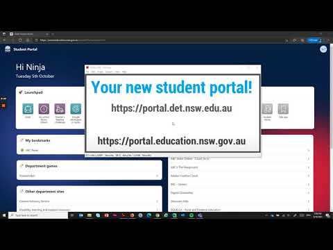 A quick tour of the High School Student Portal