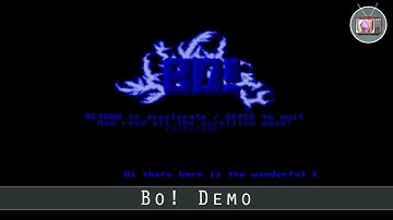 Bo! Demo by 68000 Crackers, 1988 | Atari ST Intro