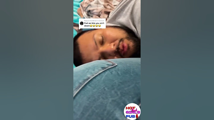 Girlfriend Farting On Her Sleeping Boyfriend Face!